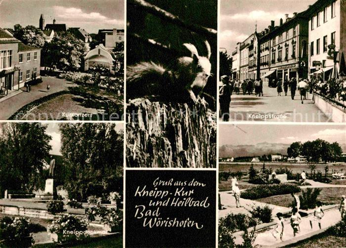 Bad Woerishofen Kneippstrasse Kneippdenkmal Kurkonzert