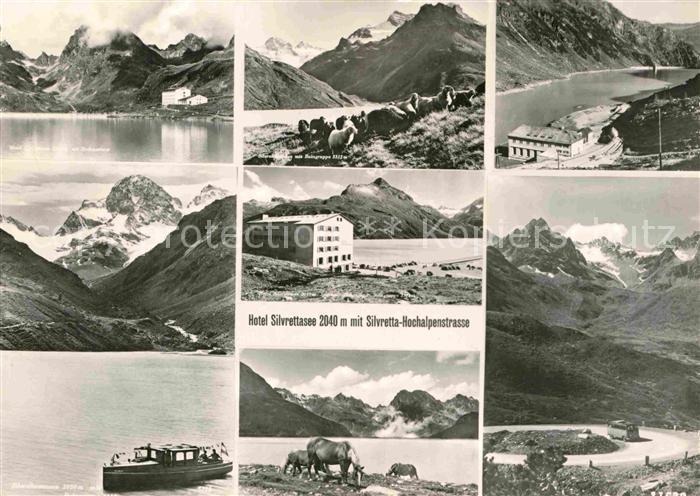 Silvretta-Hochalpenstrasse Hotel Silvrettasee Seepartien