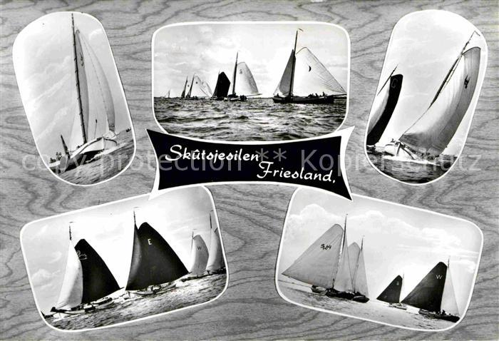 Segelboote Skutsjesilen Friesland Regatta