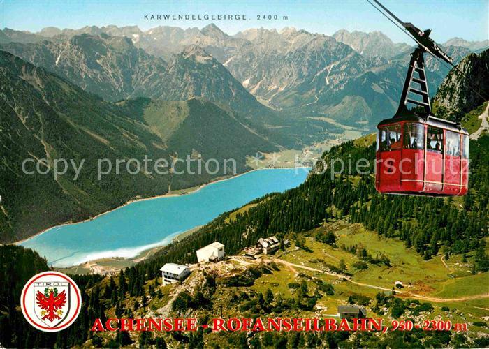 Seilbahn Rofan Bergstation Maurach Achensee Erfurter Huette Berggasthof