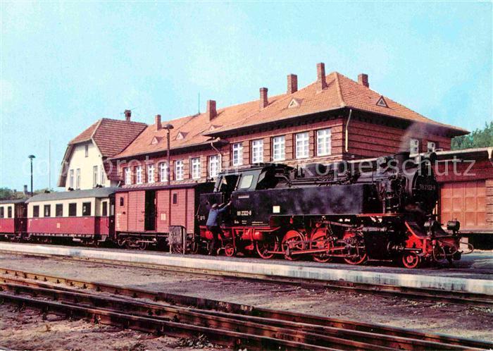 Lokomotive Baederbahn Bad Doberan Bahnhof Kuehungsborn