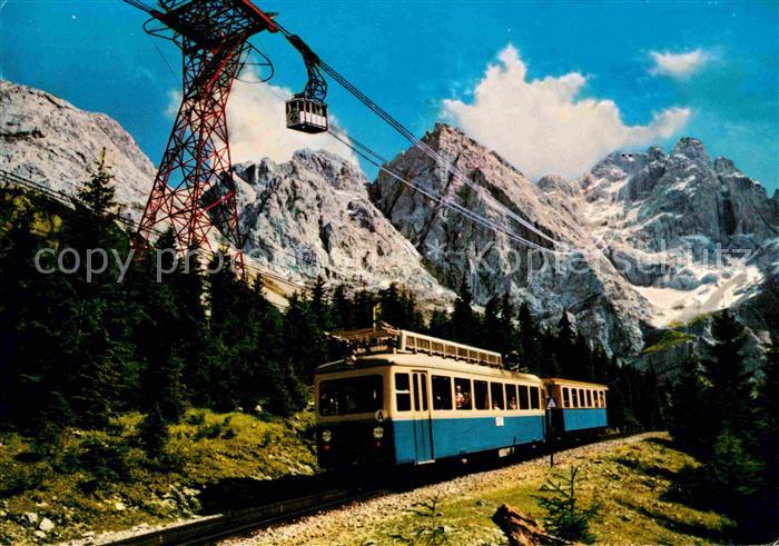 Zahnradbahn Seilbahn Bayerische Zugspitzbahnen Zugs