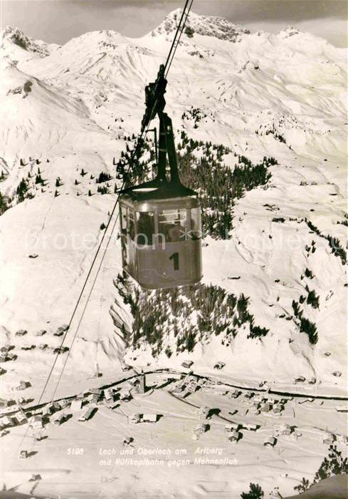 Seilbahn Rüfikopf Lech Oberlech Arlberg Mohnenfl