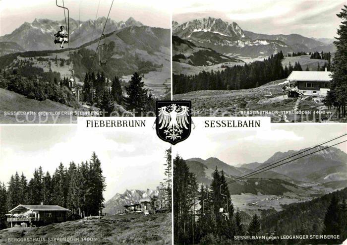 Sessellift Fieberbrunn Berggasthaus Streuböden