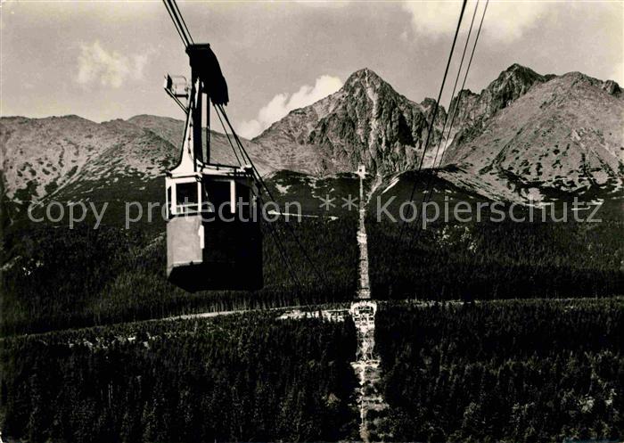 Seilbahn Vysoke Tatry Lanovka Lomnicky Stit Skal
