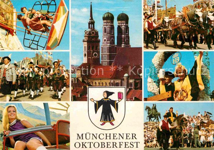 Oktoberfest Münchner Kindl Parade Pferde-Gespann Fr