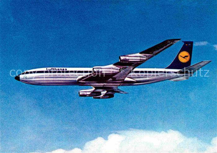 Lufthansa Boeing 707 Intercontinental Jet