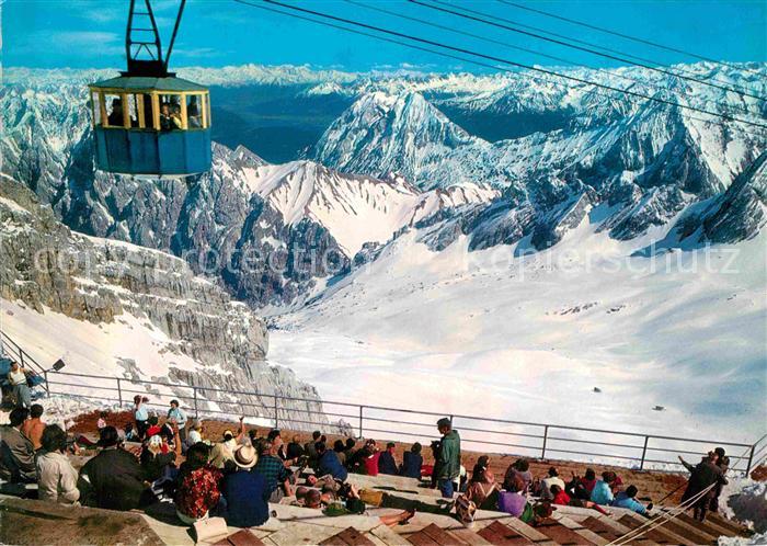Seilbahn Zugspitze Gipfelterrasse Inntal