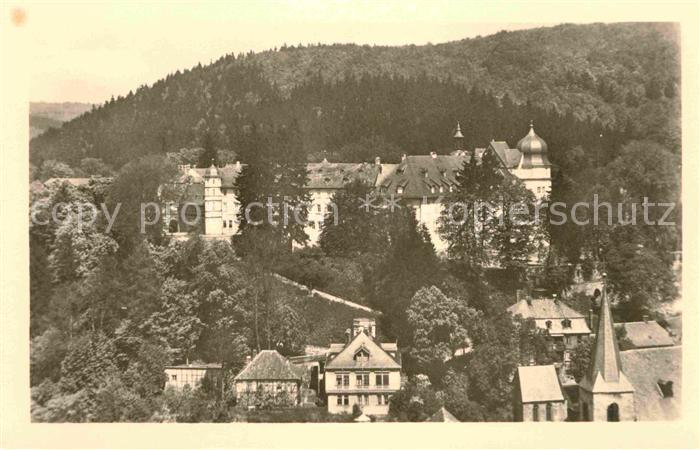 Stolberg Harz Blick zum Schloss Luftkurort