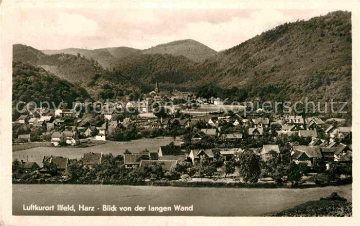 Ilfeld Suedharz Panorama Blick von der langen Wand Luftkurort