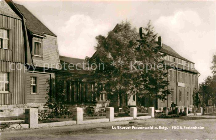 Frauenwald Thueringen FDGB Ferienheim Luftkurort
