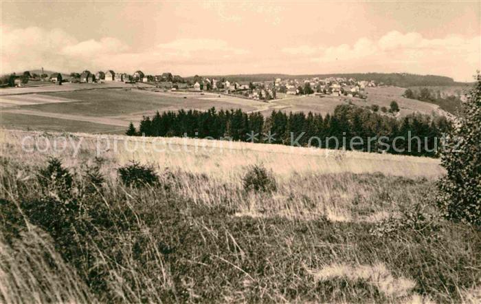Frauenwald Thueringen Landschaftspanorama Luftkurort