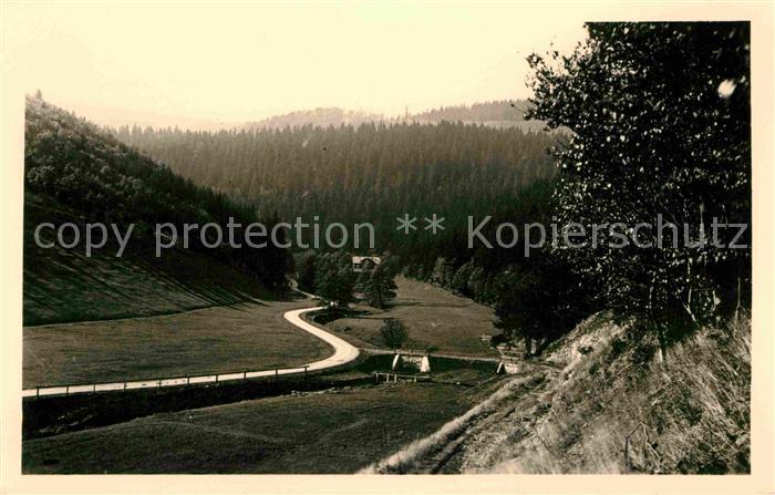 Frauenwald Thueringen Tannenmuehle Landschaftspanorama Kurort