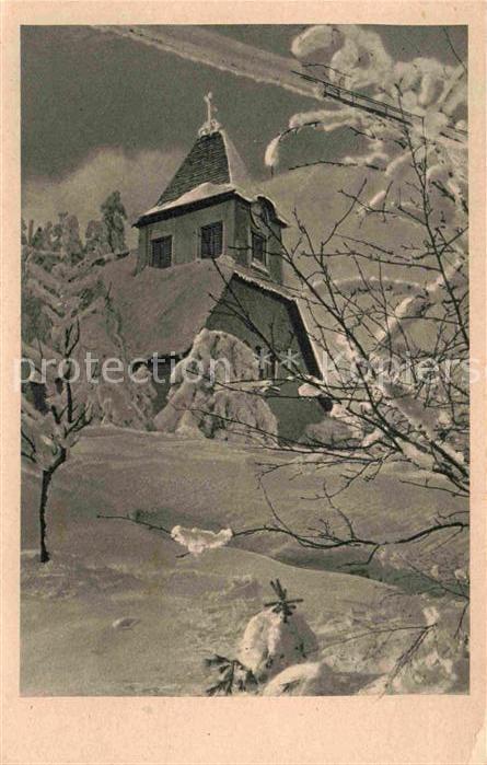 Oberbaerenburg Baerenburg Kapelle Winterlandschaft