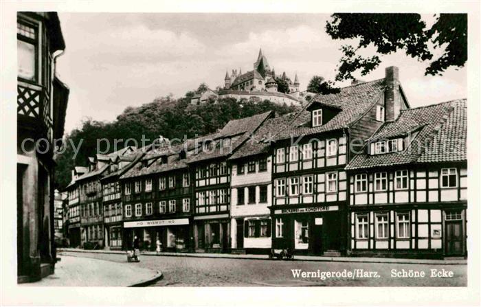Wernigerode Harz Schoene Ecke Fachwerkhaeuser