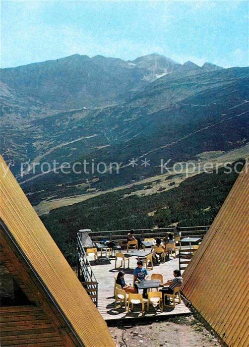 Rila Teestube unter dem Gipfel Jastrebez im Rilagebirge