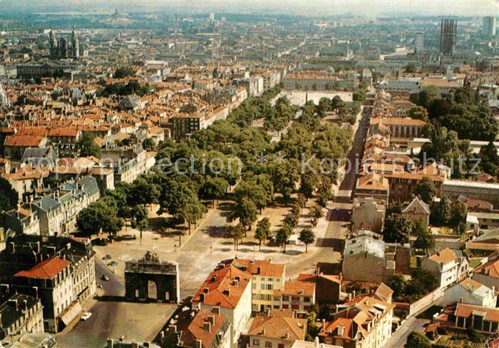 Nancy Lothringen Cours Leopold Porte Desilles vue aérien