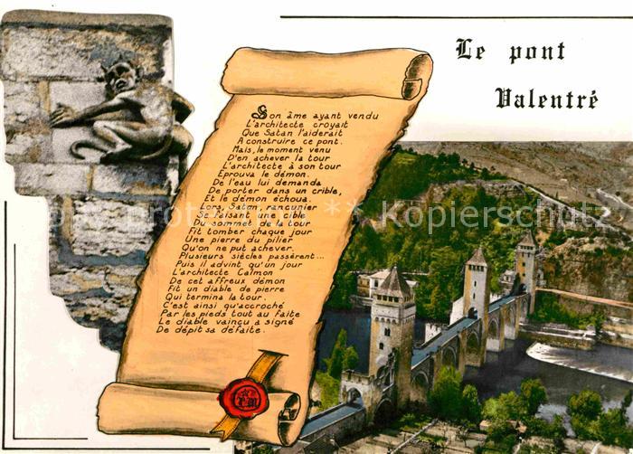 Cahors La Legende du Pont Valentre XIV siècle