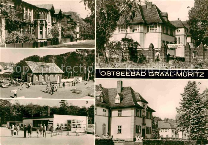 Graal-Mueritz Ostseebad Karl Marx Strasse Milchbar Seestern Broiler Gaststaette
