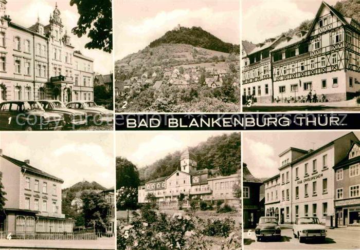 Bad Blankenburg FDGB Erholungsheime Burgruine Greifenstein Ferienheim
