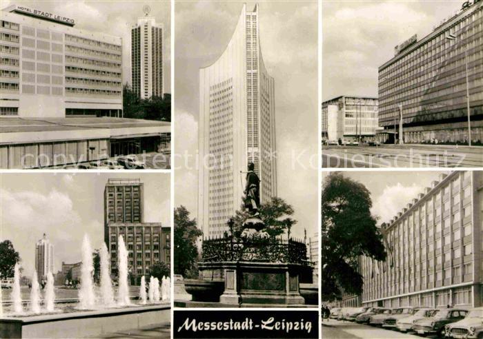 LEIPZIG Sachsen Hotel Stadt Leipzig City Hochhaus Wasserspiele