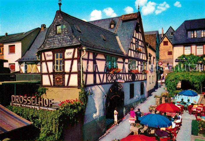 Ruedesheim Rhein Drosselgasse Restaurant Drosselhof