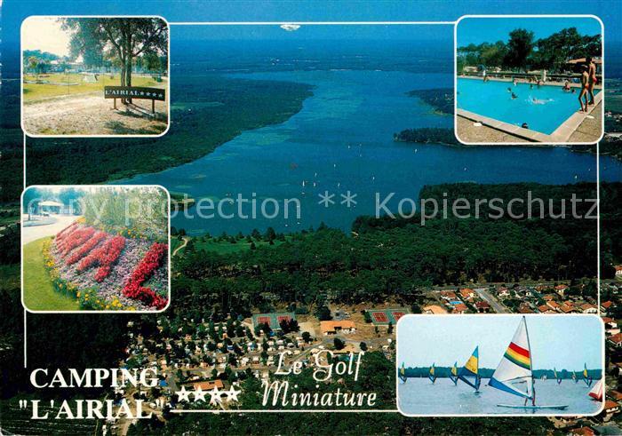 Soustons Camping Municipal L'Airial Golf Miniature Piscine Windsurfen