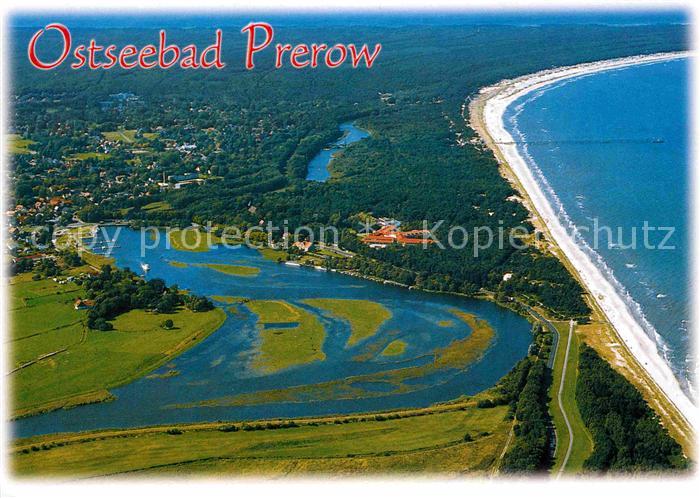 Prerow Ostseebad Fliegeraufnahme