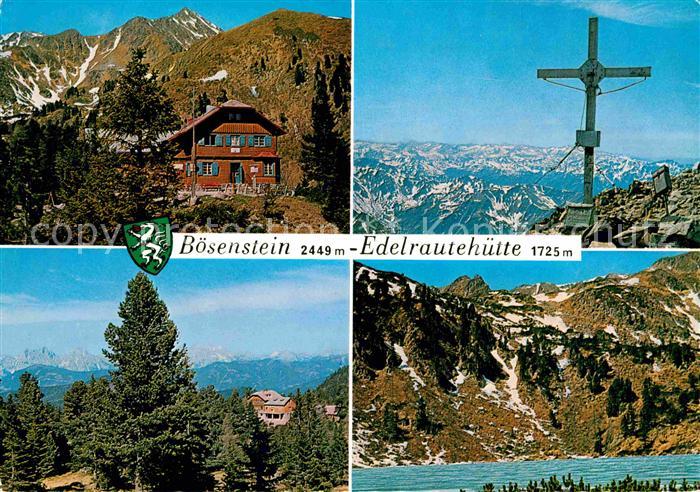 Liezen Steiermark Boesenstein Edelrautehuette Gipfelkreuz Fernsicht Alpenpanoram