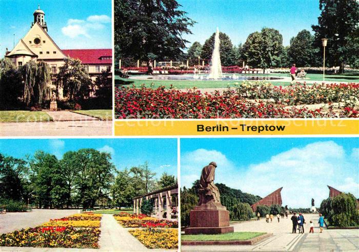 Treptow Berlin Rathaus Rosengarten Treptower Park Sowjetisches Ehrenmal