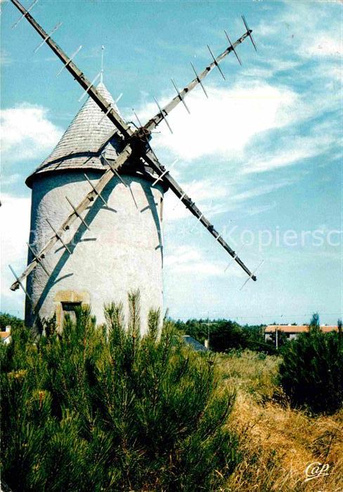 Jard-sur-Mer Vieux Moulin Windmuehle