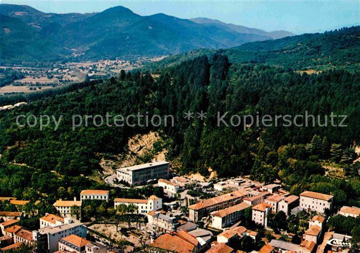 Lamalou-les-Bains Vue generale aerienne au fond Village du Poujol