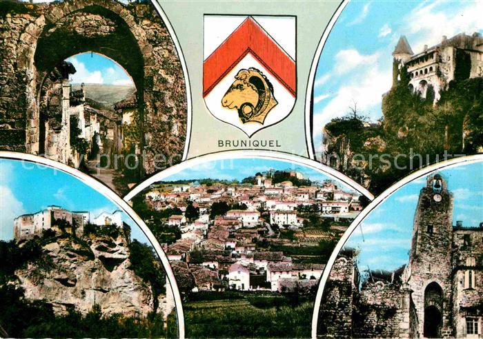 Bruniquel Vues d ensemble Chateau Eglise Ruines