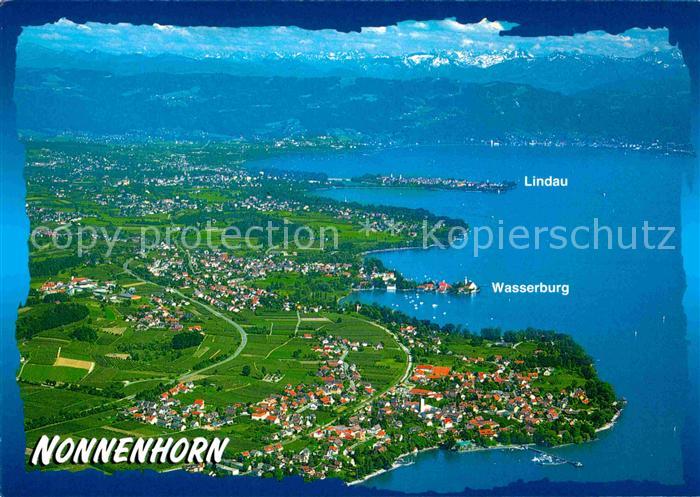 Nonnenhorn mit Alpenpanorama Fliegeraufnahme