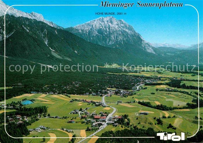 Frohnhausen-Barwies Panorama Hohe Munde Mieminger Sonnenplateau Fliegeraufnahme