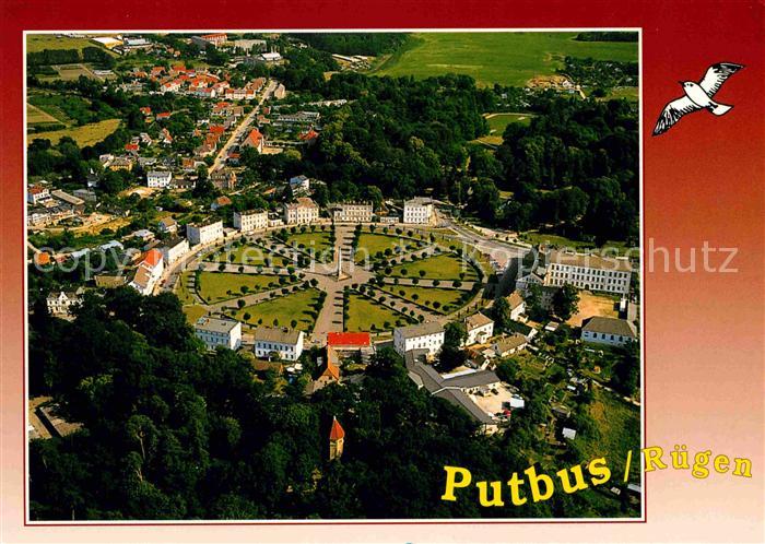 Putbus Ruegen Zirkusplatz Fliegeraufnahme
