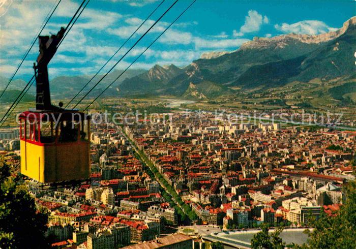 Grenoble Vue generale prise de la station superi