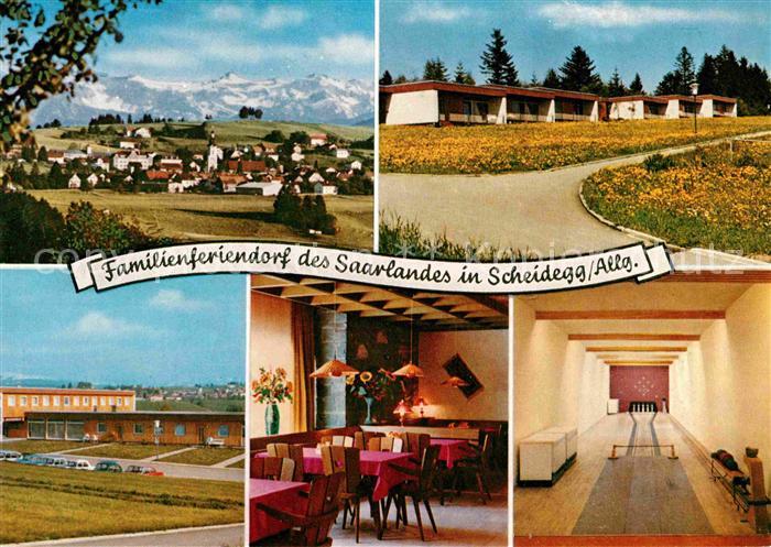 Scheidegg Allgaeu Familienferiendorf des Saarlandes Kurort Alpenblick
