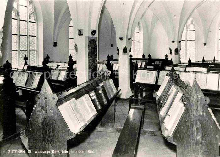 Zutphen St Walburgs Kerk Librij'e anno 1564