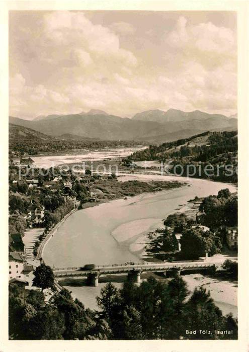 Bad Toelz Panorama Isartal Alpen