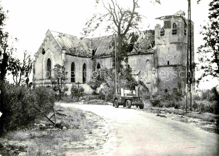 Oosterbeek Verwoest Oosterbeek September 1944 Ned Herv Kerk Repro