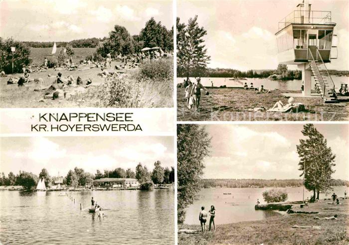 Knappensee Oberlausitz Badestrand Regattaturm
