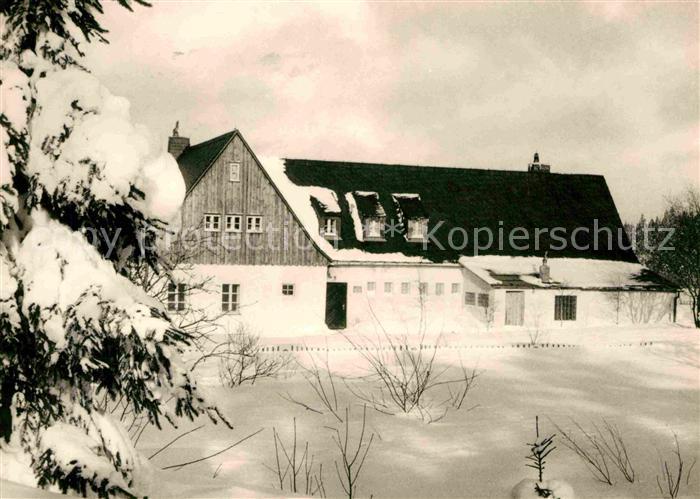Altenberg Erzgebirge DJH Otto Buchwitz im Winter Jugendherberge