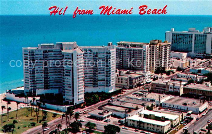 Miami Beach Fliegeraufnahme Carillon Hotel