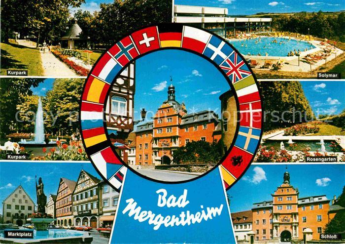 Bad Mergentheim Solymar Kurpark Marktplatz Schloss