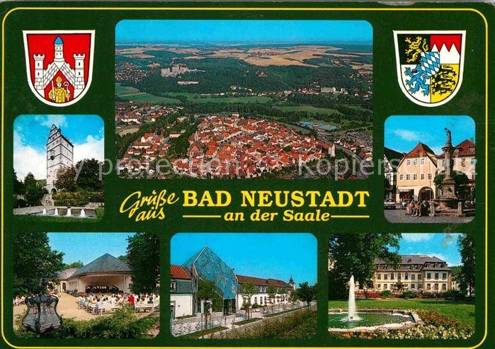 Bad Neustadt Fliegeraufnahme Brunnen Turm