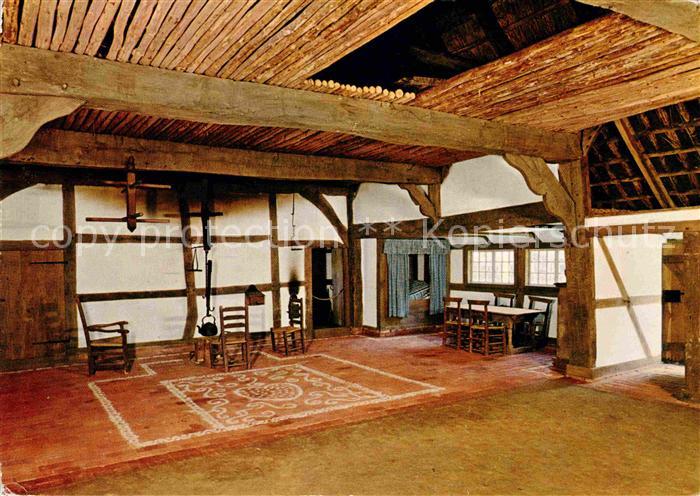 Cloppenburg Diele und Herdraum des Saterlaeners Bauernhauses