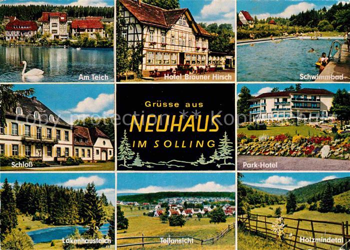 Neuhaus Solling Am Teich Schloss Lakenhausteich Schwimmbad