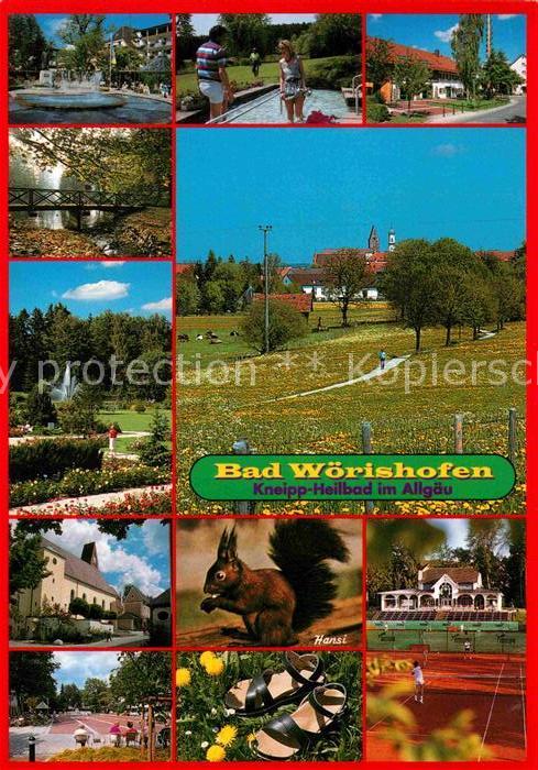 Bad Woerishofen Brunnen Wassertretstelle Kurpark