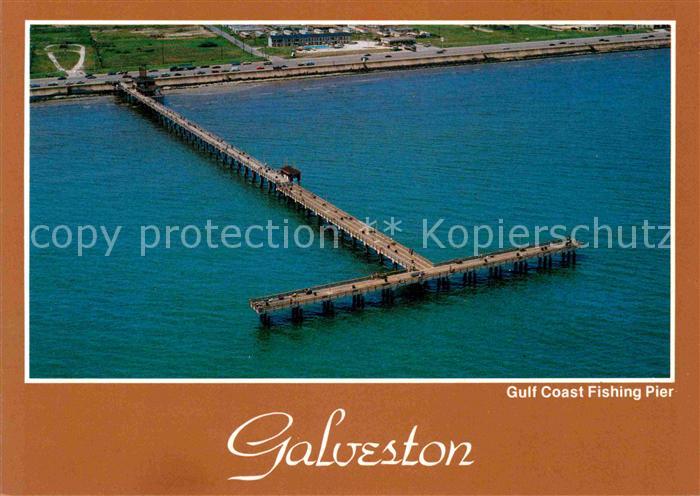 Galveston Texas Gulf Coast Fishing Pier
